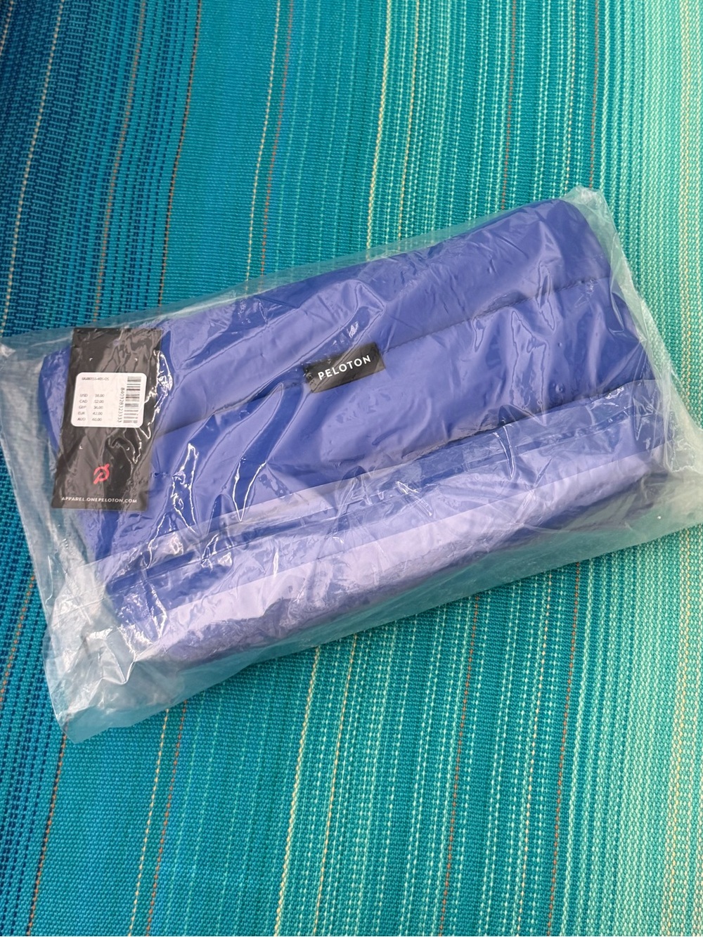 Peloton Royal Blue Puffer Pouch